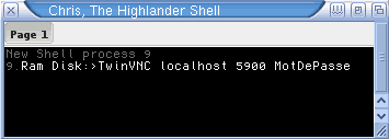 Usage par le shell